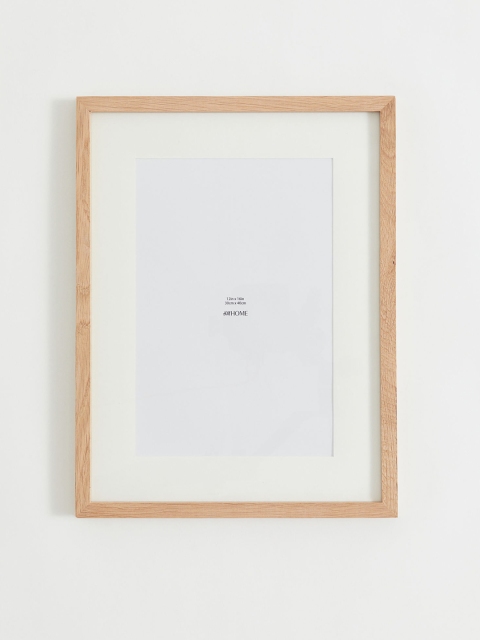 

H&M Beige Wooden Photo Frame