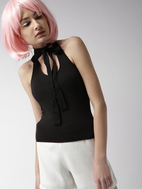 

Encrypt Coral & Black Reversible Top