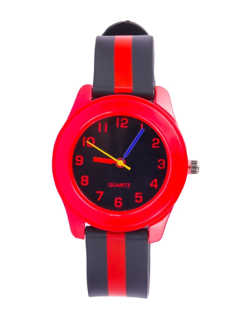 

Spiky Kids Black Dial & Black Straps Analogue Watch BellerN_Red_Blk