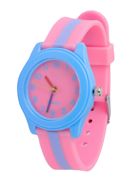 

Spiky Unisex Kids Pink Printed Dial & Pink Straps Analogue Watch BellerN_Blu_Pnk