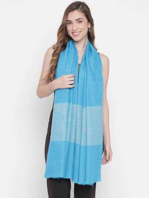 

Pashtush Blue Solid Shawl