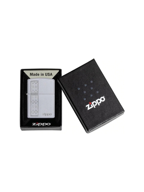 

Zippo Silver-Toned Solid Satin Chrome Pocket Lighter