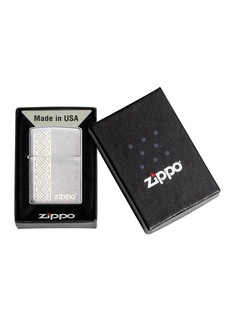 

Zippo Silver-Toned Brushed Chrome Pocket Lighter