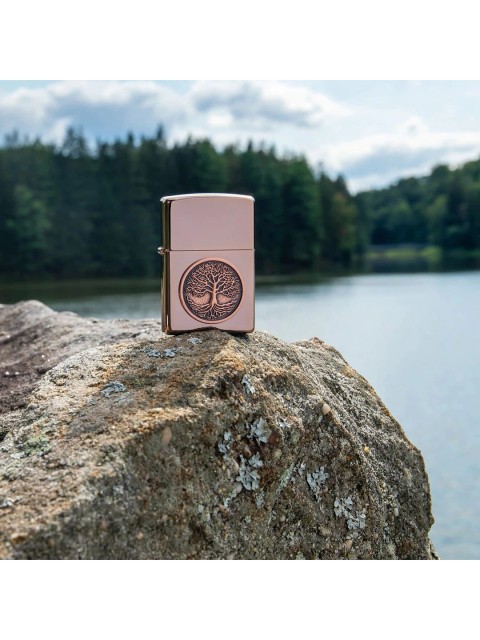 

Zippo Pink Tree of Life Emblem Pocket Lighter