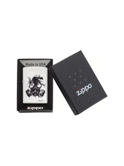 

Zippo White & Black Spazuk Pocket Lighter