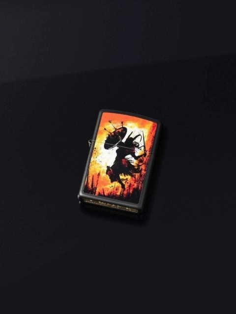

Zippo Red & Black Printed Pocket Lighter