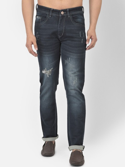 

COBB Men Blue Slim Fit Mildly Distressed Light Fade Jeans