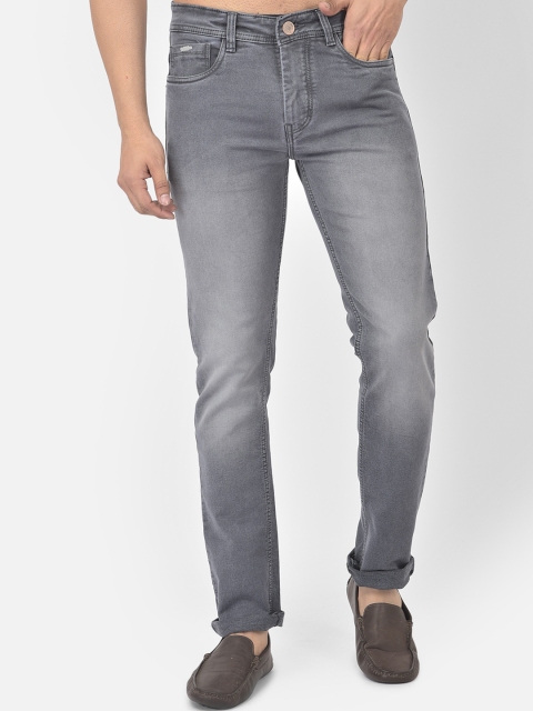 

COBB Men Grey Slim Fit Light Fade Jeans