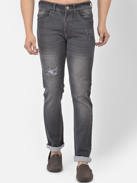 

COBB Men Grey Slim Fit Mildly Distressed Heavy Fade Jeans