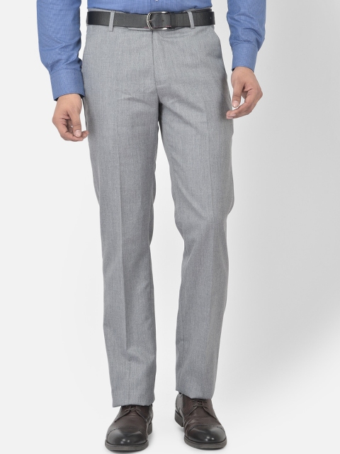 

COBB Men Grey Regular Fit Formal Trousers