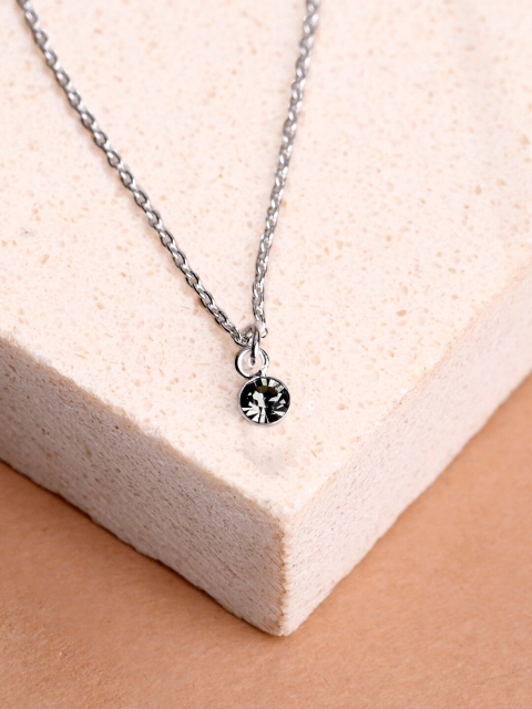 

Accessorize Silver-Plated & White Sterling Silver Necklace
