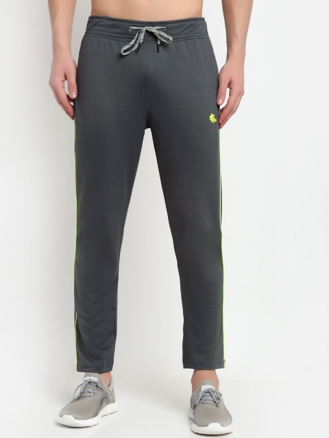 

Gallus Men Grey Melange Solid Dry Fit Track Pants