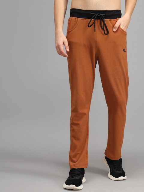 

Gallus Men Rust Solid Dry-Fit Track Pants