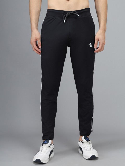 

Gallus Men Black Solid Cotton Dry-Fit Cotton Track Pants