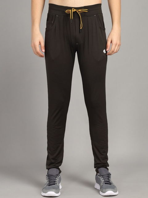 

Gallus Men Olive Green Solid Dry Fit Track Pants