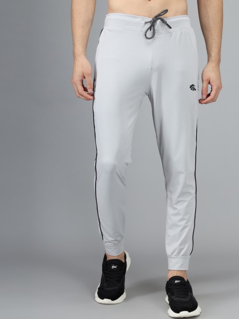 

Gallus Men Grey & Black Colourblocked Joggers