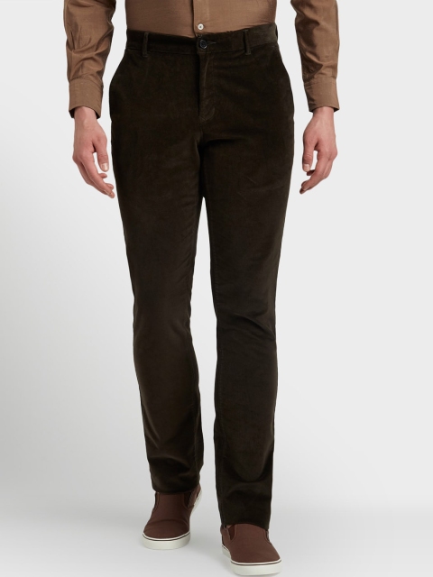 

ColorPlus Men Green Regular Trousers