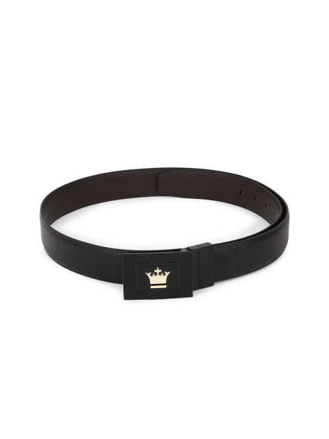 

Louis Philippe Men Black Leather Belt