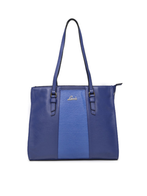 

Lavie Blue Textured Shoulder Bag