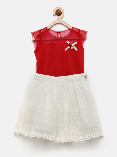 

Peppermint Girls Red & White Clothing Set