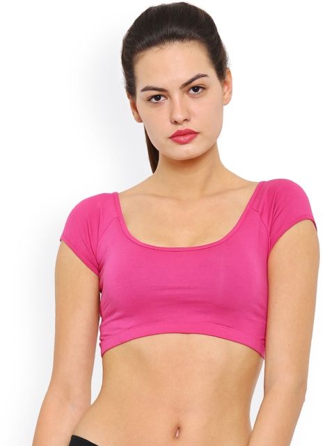 

De Moza Pink Crop Top