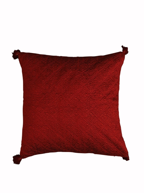 

Ritu Kumar Red Square Cushion Covers