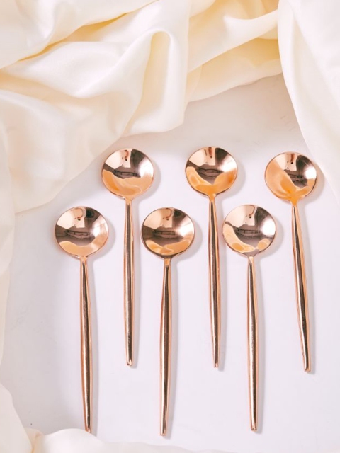

The Wishing Chair Set of 6 Rose Gold-Toned Dessert Spoon