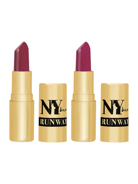 

NY Bae Set of 2 Runway Argan Oil Matte Lipstick - Insider Look 6 & Featured Look 13, Purple