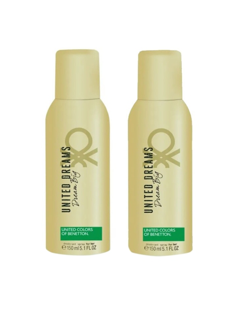 

UCB Set of 2 Green Dreams Big Deodorant 150 Ml, Beige
