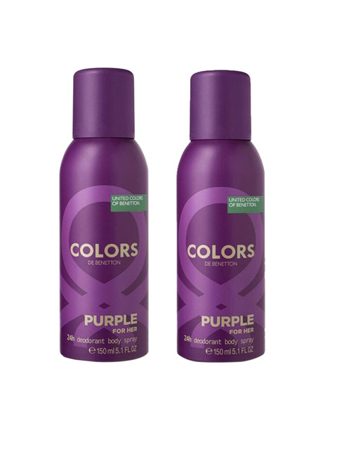 

UCB Set of 2 Purple Deodorant 150 Ml