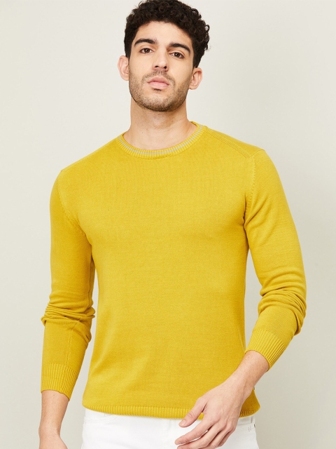

Fame Forever by Lifestyle Men Green Cotton Pullover