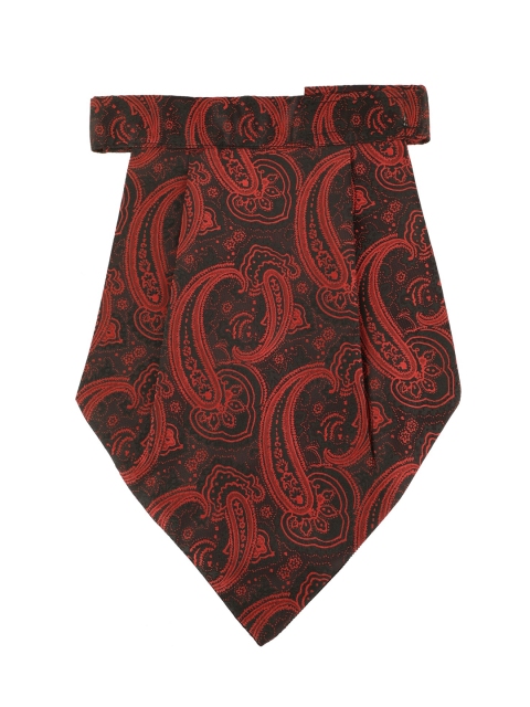 

Alvaro Castagnino Men Maroon & Black Printed Cravat