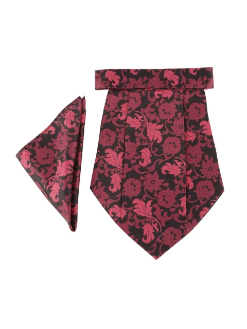 

Alvaro Castagnino Men Purple & Black Printed Cravat