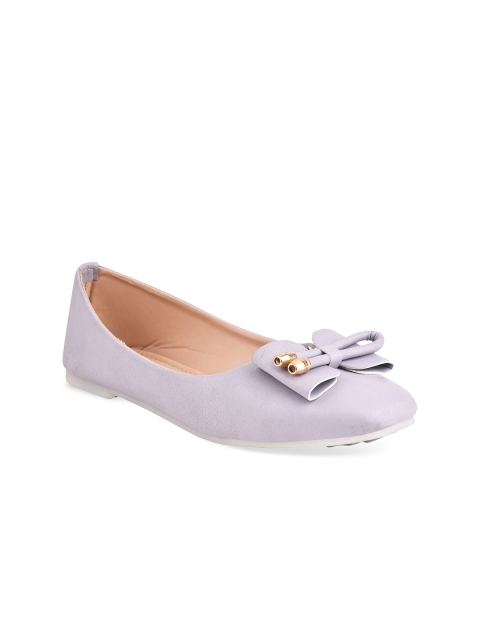 

Stelatoes Women Purple Ballerinas with Bows Flats