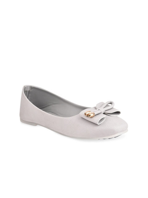 

Stelatoes Women Grey Ballerinas with Bows Flats
