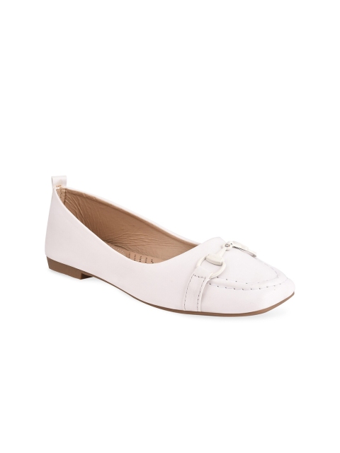 

Stelatoes Women White Ballerinas Flats