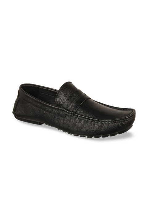 

Vardhra Men Black Suede Loafers