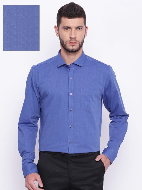 

CODE by Lifestyle Men Blue Slim Fit Solid Formal Shirt