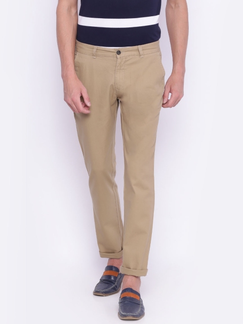 

CODE by Lifestyle Men Khaki Solid Slim Fit Chinos
