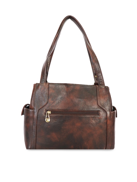 

LELYS Brown PU Shopper Shoulder Bag
