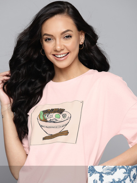 

Mast & Harbour Women Pack of 2 Cotton T-shirts, White