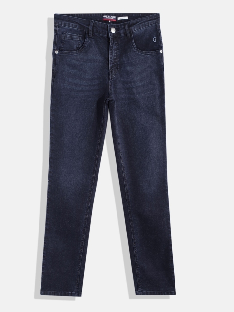

Gini and Jony Boys Navy Blue Slim Fit Light Fade Stretchable Jeans