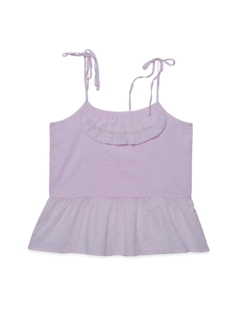 

Hoop Hippo Pink Peplum Top