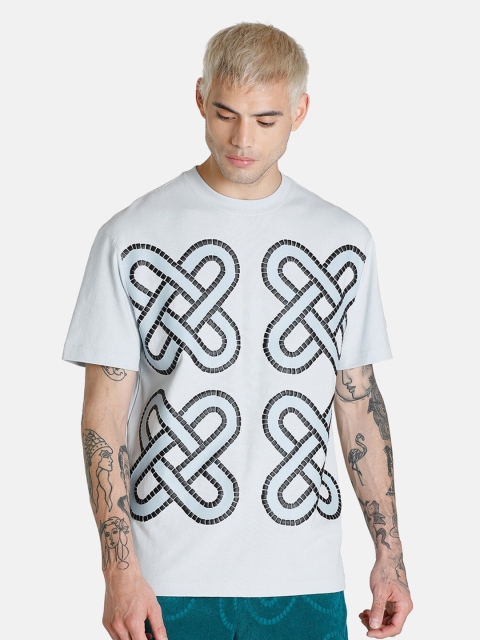 

Puma x Pronounce Men Blue Graphic Printed T-shirt