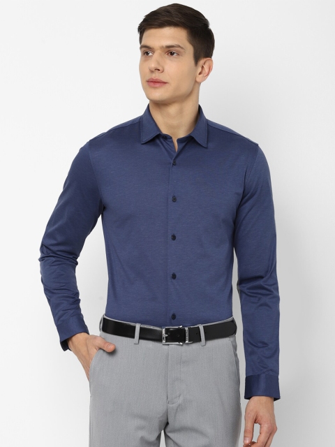 

Louis Philippe Men Navy Blue Slim Fit Formal Shirt