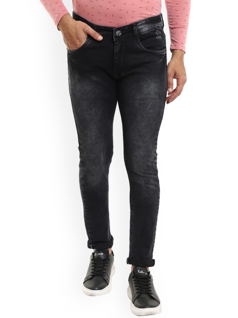 

V-Mart Men Black Slim Fit Heavy Fade Stretchable Jeans