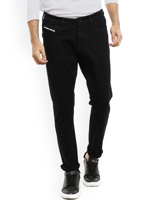 

V-Mart Men Black Slim Fit Slash Knee Stretchable Jeans