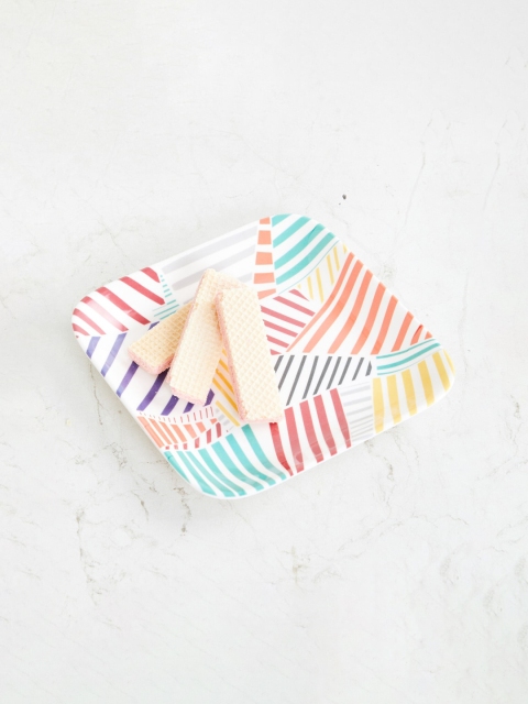 

Home Centre Multicolour Printed Melamine Tray, Multi