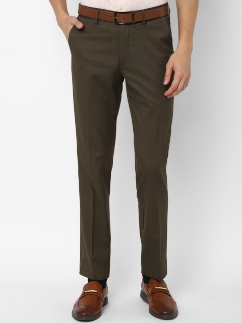 

Louis Philippe Men Brown Slim Fit Formal Trousers