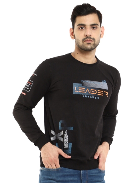 

V-Mart Men Black Typography Printed T-shirt